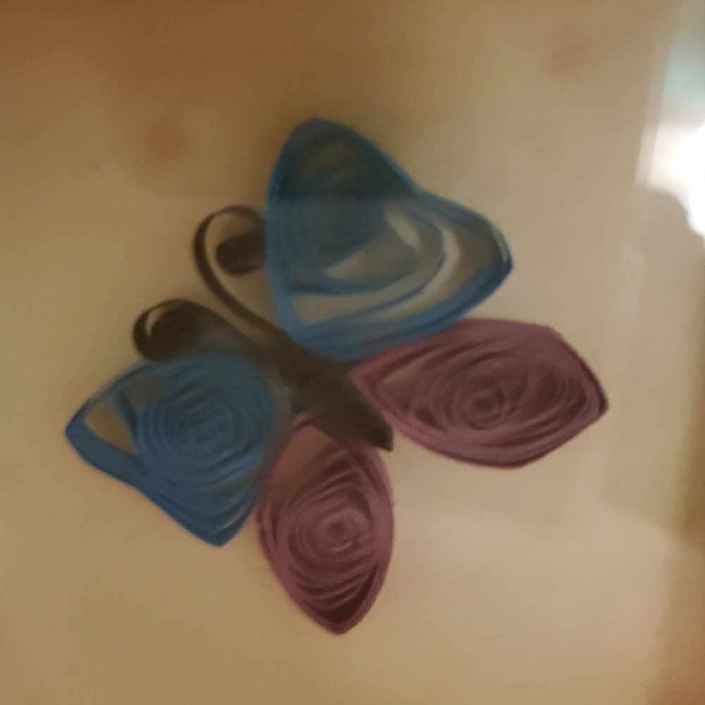 Vintage Handmade Paper Flowers 70s Retro Wall Art - Picture 8 of 14